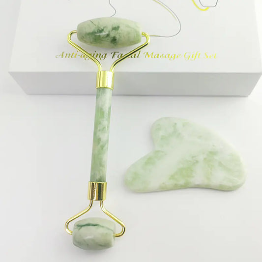 110g White Jade Beauty Roller Set